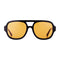 JimBob / Black Acetate & Yellow Lens